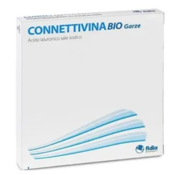 Fidia Connettivina Bio - Garze impregnate per la riparazione tissutale, 10 pezzi da 10 x 10 cm