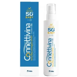 Fidia Connettivina Spray Baby SPF50+ Spray solare protettivo per bambini, 180 ml
