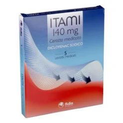 Fidia Itami Cerotto Medicato 140mg Diclofenac Sodico Antidolorifico Locale, 5 Cerotti