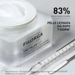 Filorga Time Filler - 5XP Crema Correttiva per 5 Tipi di Rughe Viso Collo, 50ml
