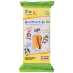 Fior di Loto Frolletti Riso Bio Zero% Glutine - Frollini per la colazione, 120g