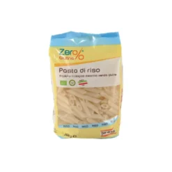 Fior di Loto Penne Zero Glutine - Pasta di riso biologica per intolleranti al glutine, 500 g