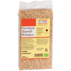 Fior di Loto Riso integrale Basmati bio per contorni e insalate, 500 g