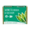 Fior di Loto Saponetta biologica all'olio di neem - Detergente per pelli grasse e acneiche, 100 g