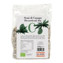 Fior Di Loto Semi di Canapa Decorticata Bio, 250g