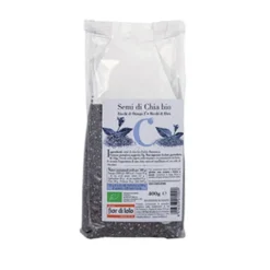 Fior di Loto Semi di chia bio - Alimento biologico ad azione antiossidante, busta da 400 g
