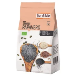Fior di Loto Semi di papavero Baule Volante - Semi bio senza glutine per prodotti da forno, 150 g