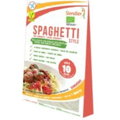 Fior di Loto Slendier spaghetti shirataki bio - Spaghetti di konjac per diete ipocaloriche, 250 g