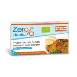 Fior di Loto Zero Lievito - Preparato in dado biologico per brodo vegetale, 66 g