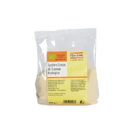 Fior di Loto Zucchero di canna grezzo biologico Dolcificante per le bevande e gli alimenti, 500 g
