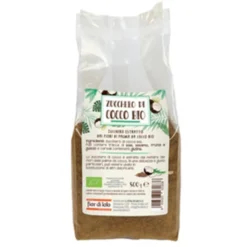 Fior di Loto Zucchero di cocco bio - Dolcificante naturale per alimenti e bevande, 500 g