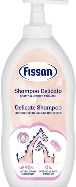 Fissan Shampoo Delicato lenitivo e senza lacrime per neonati e bambini, 400 ml