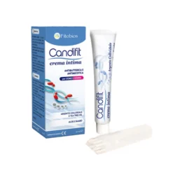 Fitobios Candifit - Crema intima ad azione antimicotica ed antibatterica, 30 ml con 6 applicatori