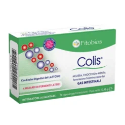 Fitobios Colis - Integratore alimentare per la digestione e l'eliminazione dei gas, 24 capsule