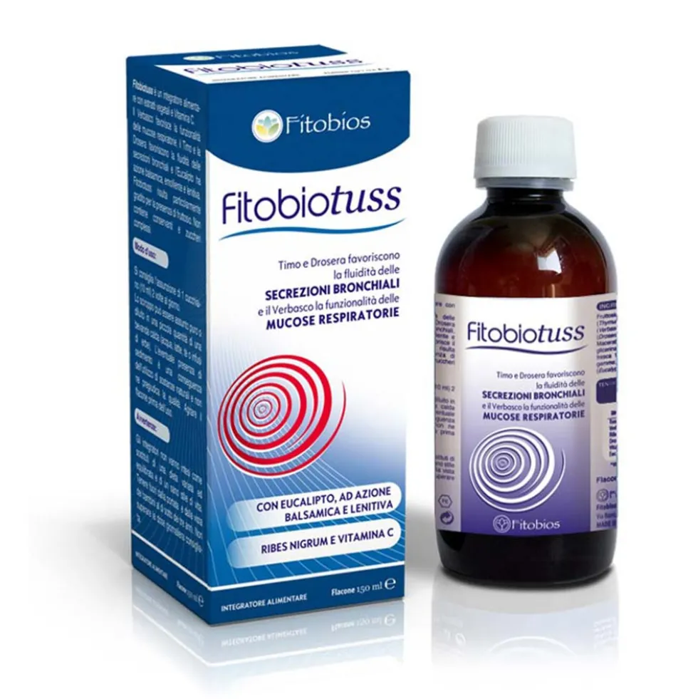 Fitobios FitobioTuss Sciroppo Integratore Alimentare, 150ml