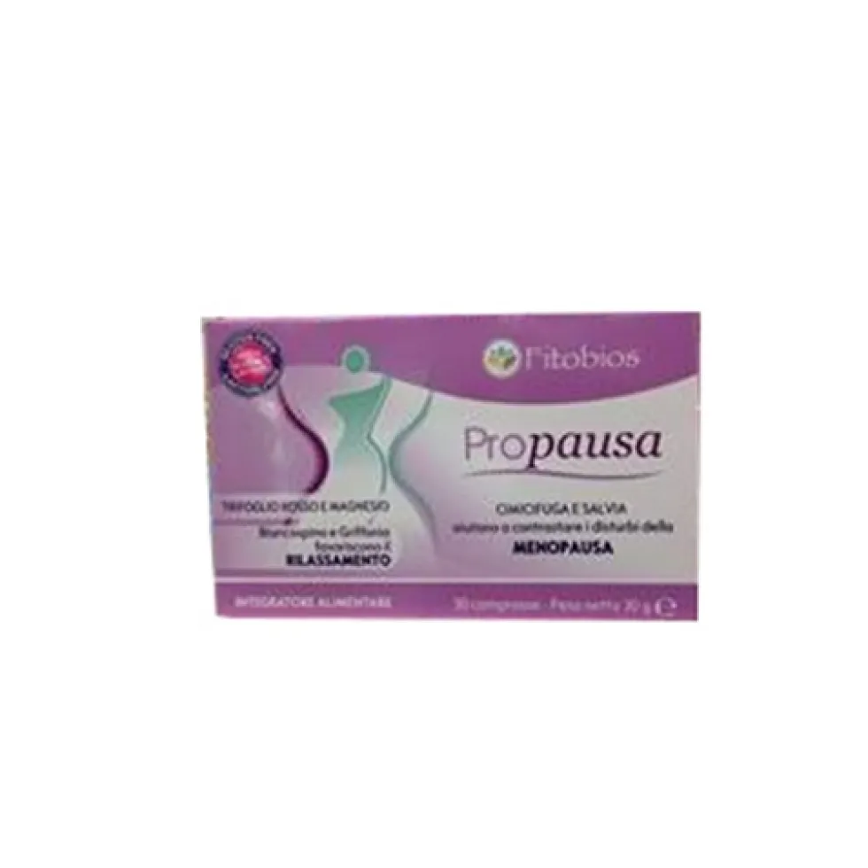 Fitobios Propausa - Integratore alimentare per i disturbi della menopausa, 30 compresse