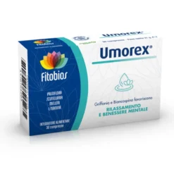 Fitobios Umorex - Integratore alimentare per l'ansia e il rilassamento, 30 compresse