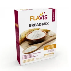 Flavis Bread Mix Preparato Aproteico per Pane e Impasti, 500g