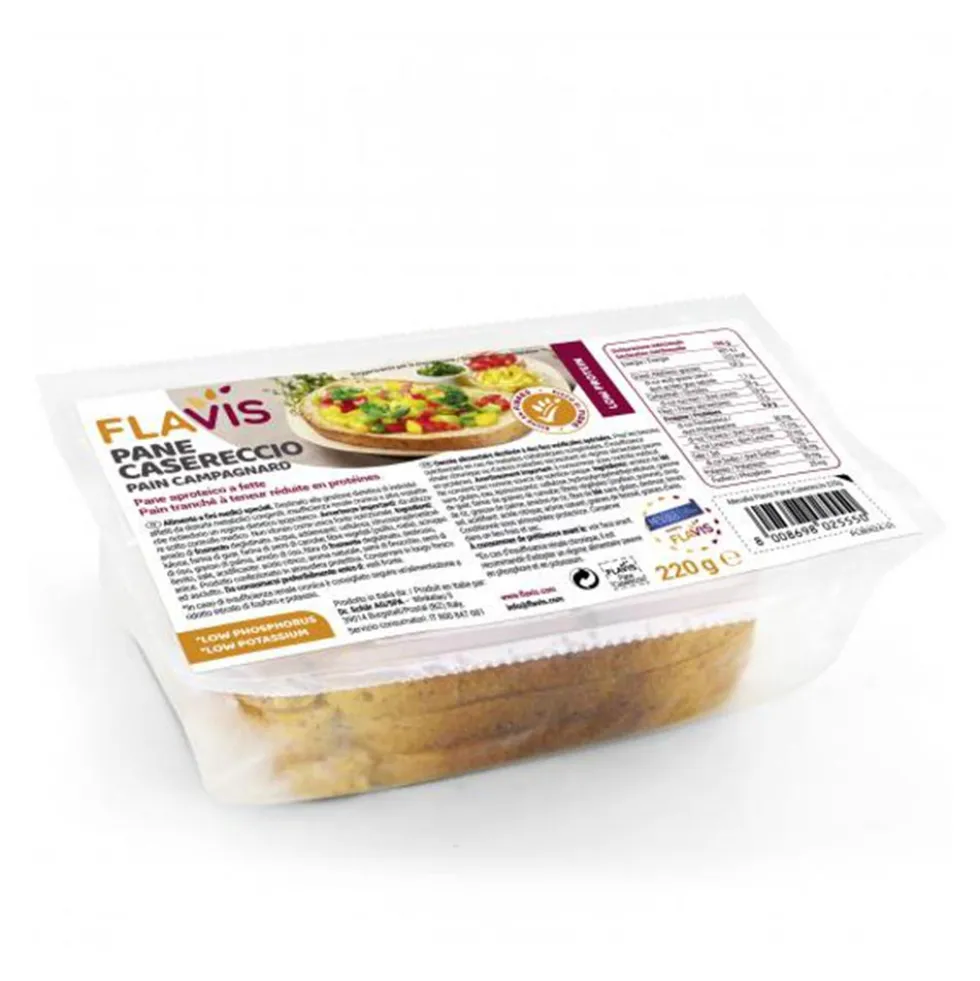 Flavis Pane Casereccio Aproteico, 220g