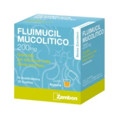 Fluimucil Mucolitico 200 Mg Granulato Per Soluzione Orale Senza Zucchero 30 Bustine