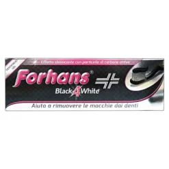 Forhans Black4White Dentifricio Gel Effetto Sbiancante 75 ml