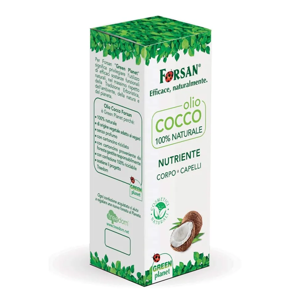 Forsan Olio Cocco Nutriente Corpo e Capelli, 100ml