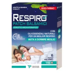 F.P. Healthcare Respiro - Cerotti adesivi balsamici per il benessere respiratorio, 6 cerotti