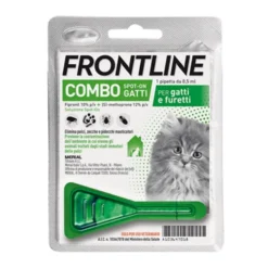 Frontline Combo Spot-On Gatti Insetticida Acaricida, 1 Pipetta
