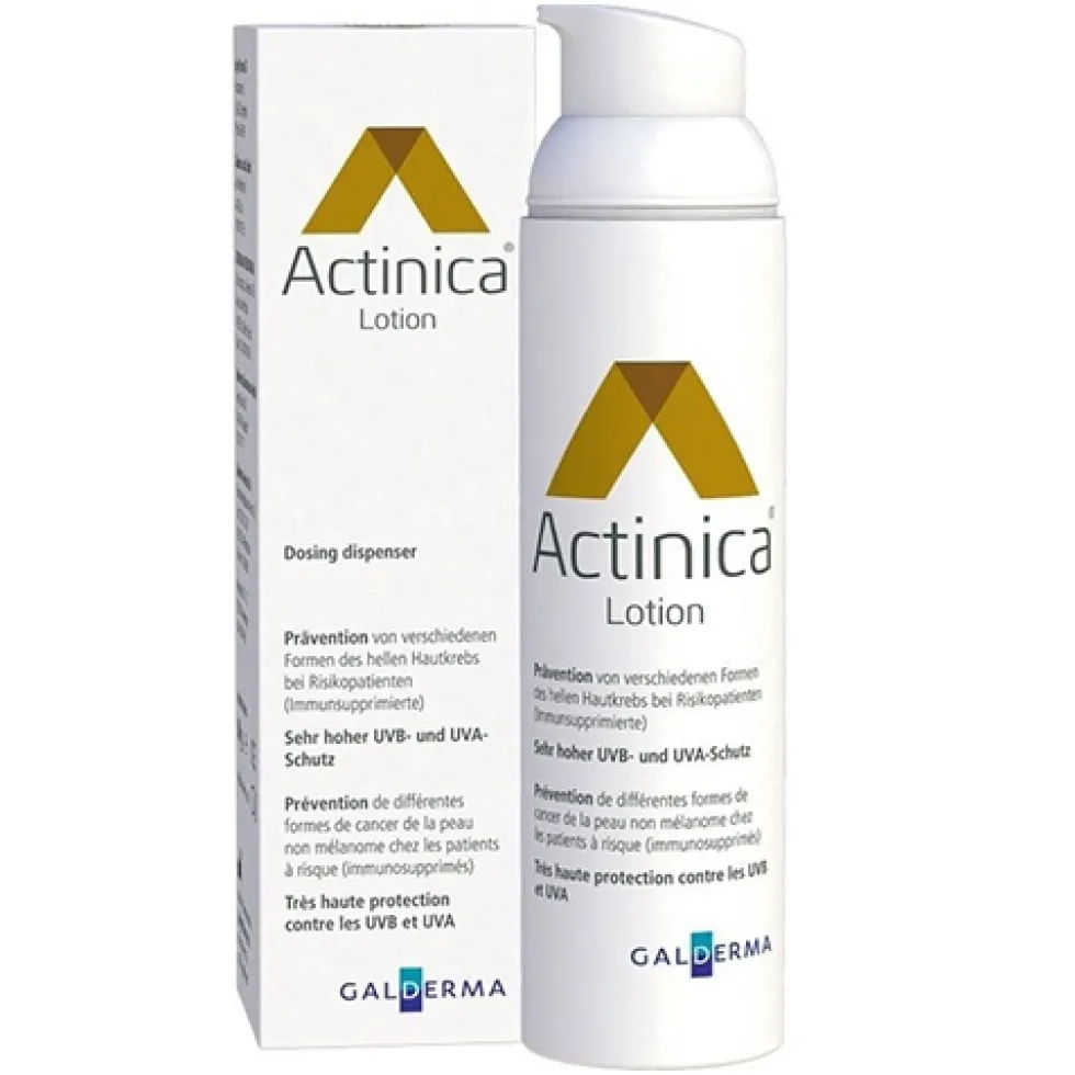 Galderma Actinica Lozione Dispositivo Prevenzione Dall'Esposizione agli UV, 80ml