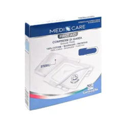 Gammadis Farmaceutici Medicare - Garze sterili per medicare le ferite, 12 compresse da 36x40 cm