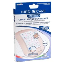 GammaDis MediCare - Cerotti Azione Cicatrizzante con Acido Ialuronico Misura 10 x 15 cm, 5 Pezzi