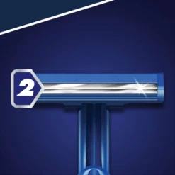 Gillette Blue II Rasoi da Uomo Usa e Getta a 2 Lame con Testina Fissa, 5 Pezzi