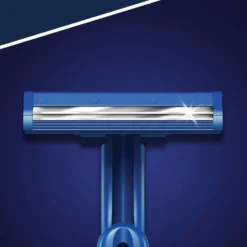 Gillette Blue II Rasoi da Uomo Usa e Getta a 2 Lame con Testina Fissa, 5 Pezzi