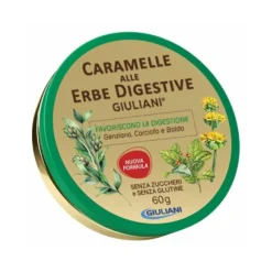 Giuliani Caramelle alle Erbe Digestive senza Zucchero, 60g