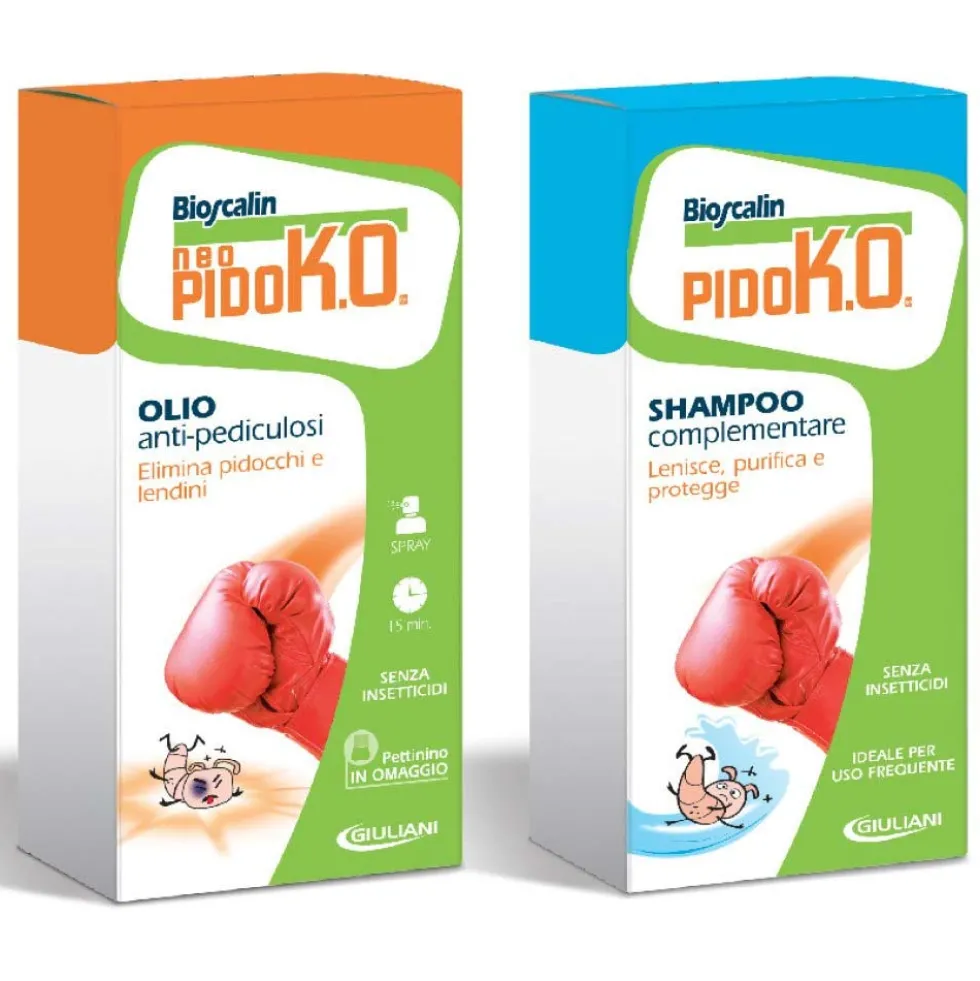Giuliani Milice PidoKO Shampoo Complementare 150ml + Olio Anti-Pediculosi 75ml