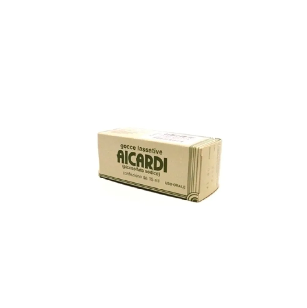 Gocce Lassative Aicardi Gocce Orali, Soluzione Flacone 15 Ml