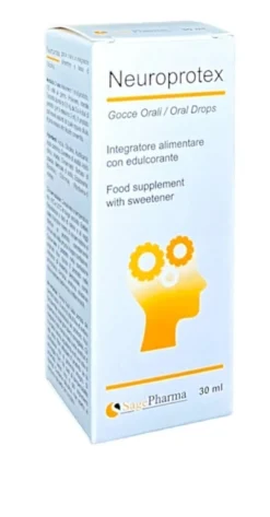 Gocce Neuroprotex Sage Pharma - Integratore per i disturbi cerebrali, 30 ml