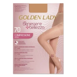 Golden Lady Benessere & Bellezza - Collant 70 denari 4-L playa per la circolazione, 1 paio