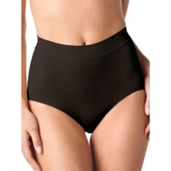 Golden Lady Slip contenitivo a vita alta nero taglia XL - Intimo modellante per la figura, 1 slip