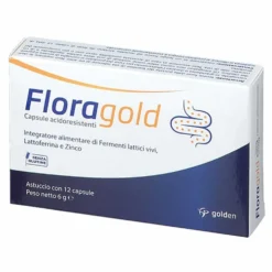 Golden Pharma Floragold Integratore di Fermenti Lattici, 12 Capsule