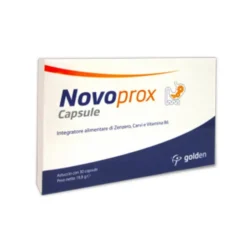 Golden Pharma Novoprox - Integratore alimentare per la digestione e contro la nausea, 30 capsule