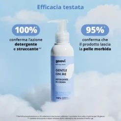 Goovi Gentle On Me Detergente in Crema Viso e Occhi, 140ml