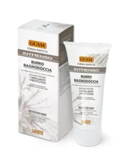 Guam Inthenso Burro Bagnodoccia - Bagnodoccia emolliente e restitutivo per il corpo, 150 ml