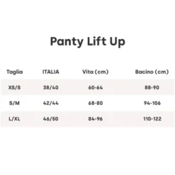 Guam Panty Lift Up - Pantaloncino anticellulite per rimodellare i glutei, 1 pezzo taglia XS/S