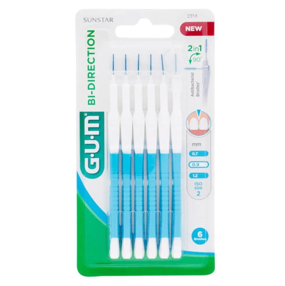Gum Bi-Direction Scovolini Misura ISO 2, 6 Pezzi