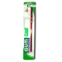 Gum Classic 305 - Spazzolino manuale a setole dure per la rimozione della placca, 1 pezzo