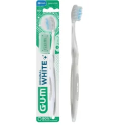 Gum Original White - Spazzolino antimacchia vari colori, 1 pezzo
