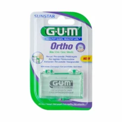 Gum Ortho Cera Per Apparecchi Ortodontici in Dosi Singole Pre Tagliate, 5 Pezzi