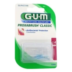 Gum Proxabrush Classic 612 - Ricambi per lo scovolino interdentale 1,4 mm, 8 scovolini