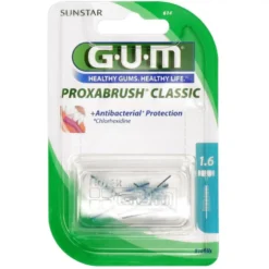 Gum Proxabrush Classic 614 - Ricambi per lo scovolino interdentale 1,6 mm , 8 scovolini